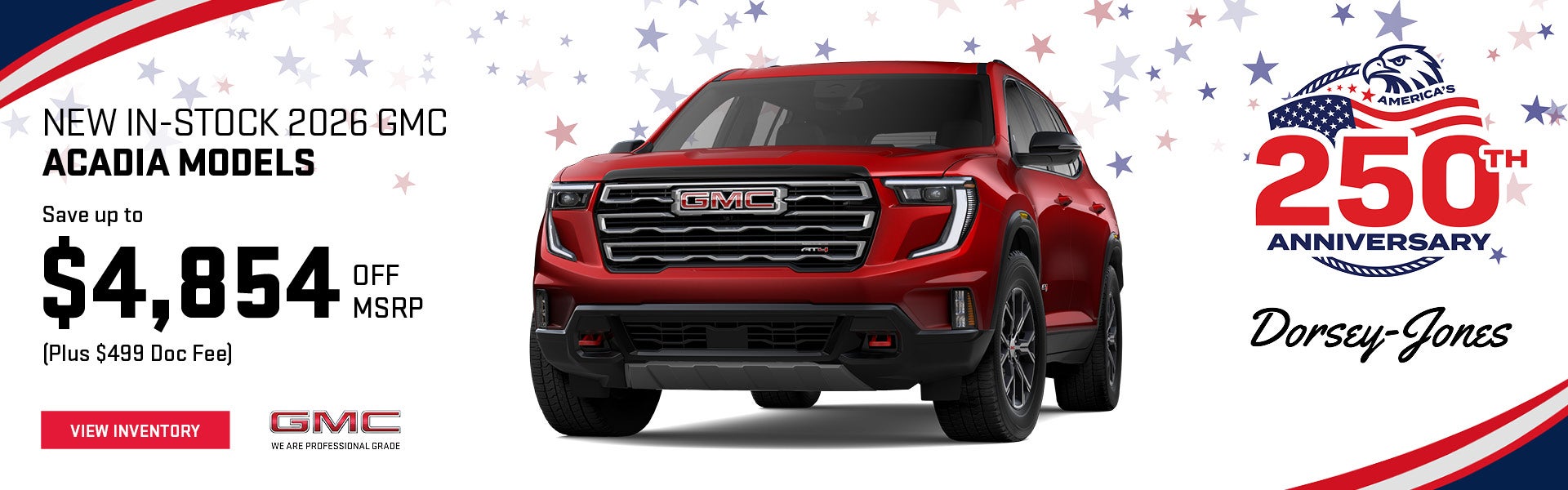 New In-Stock 2026 GMC Acadia Models